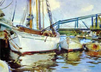 John Singer Sargent Boats at Anchor